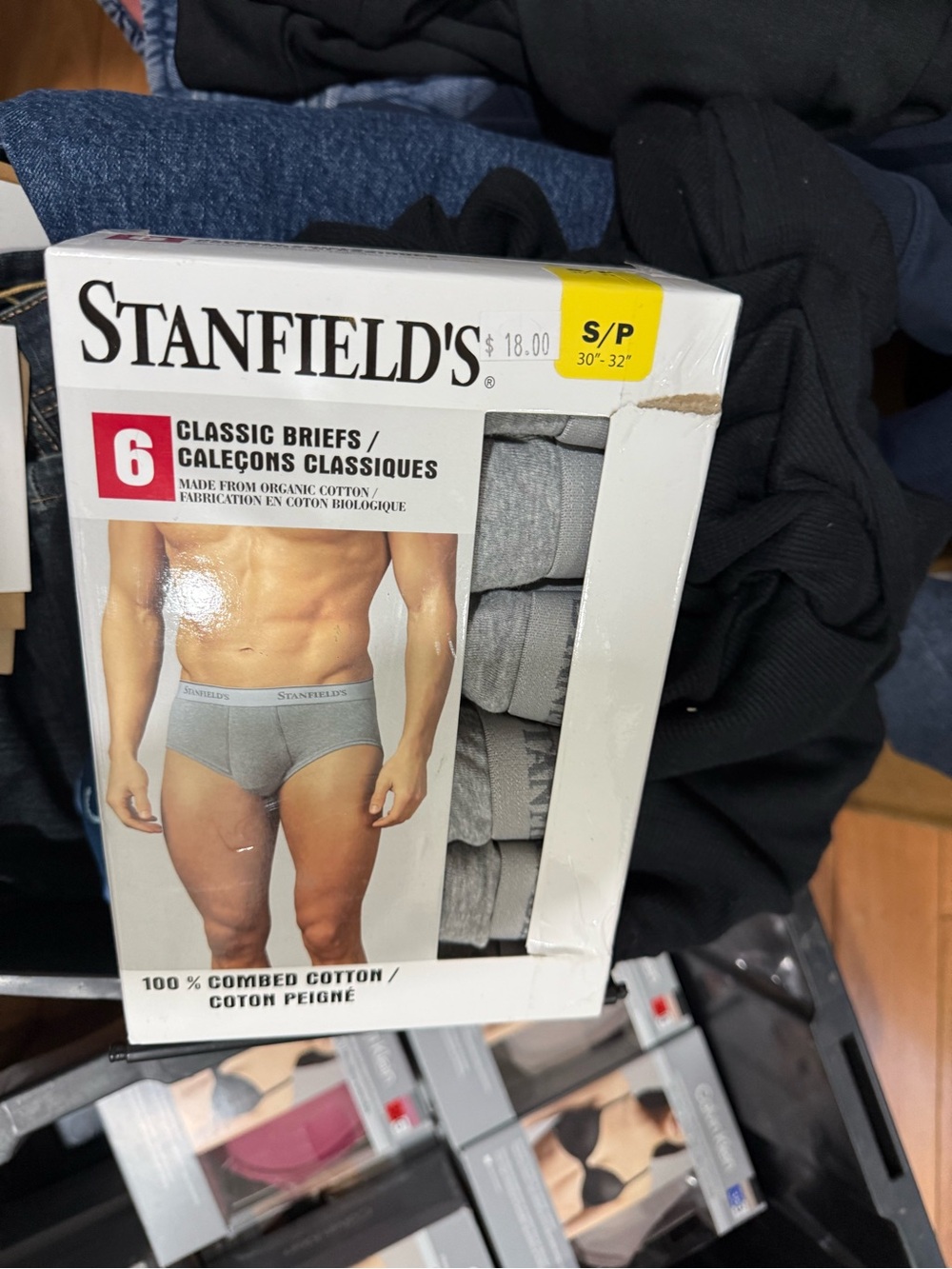 Men's Classic Briefs 6-Pack - Grey